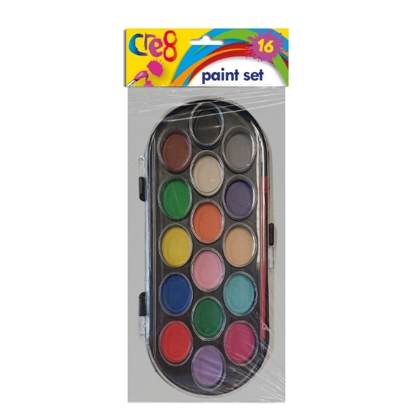 Cre8 Paint Palette, 16 Colours Cre8 Paint Palette, 16 Colours